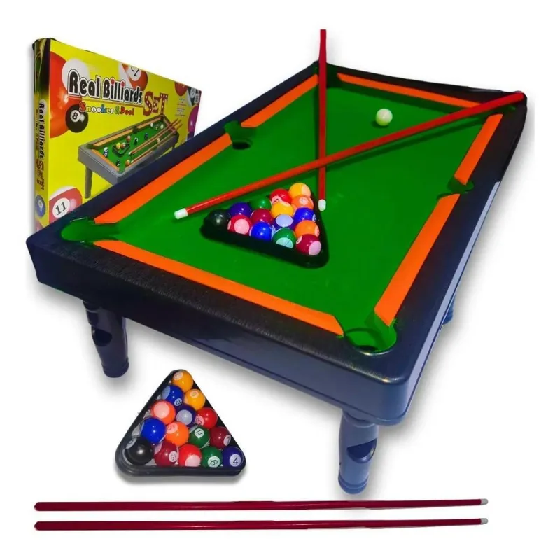 Brinquedo Mini Mesa De Sinuca Bilhar Jogo Infantil Portátil