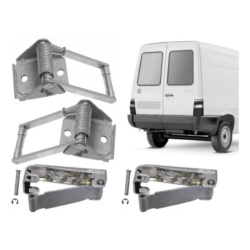 10x Kit Limitador Com Suporte Estágios Tampa Bau Fiorino 85