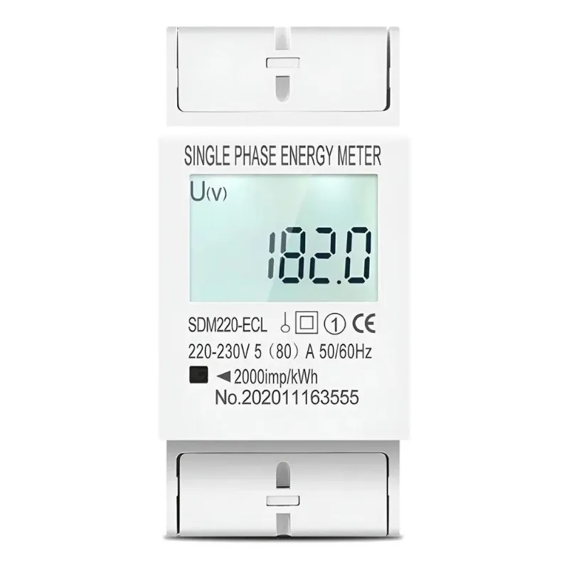 Medidor De Energia Monofásico Geração Consumo 80a Tomzn Sdm2