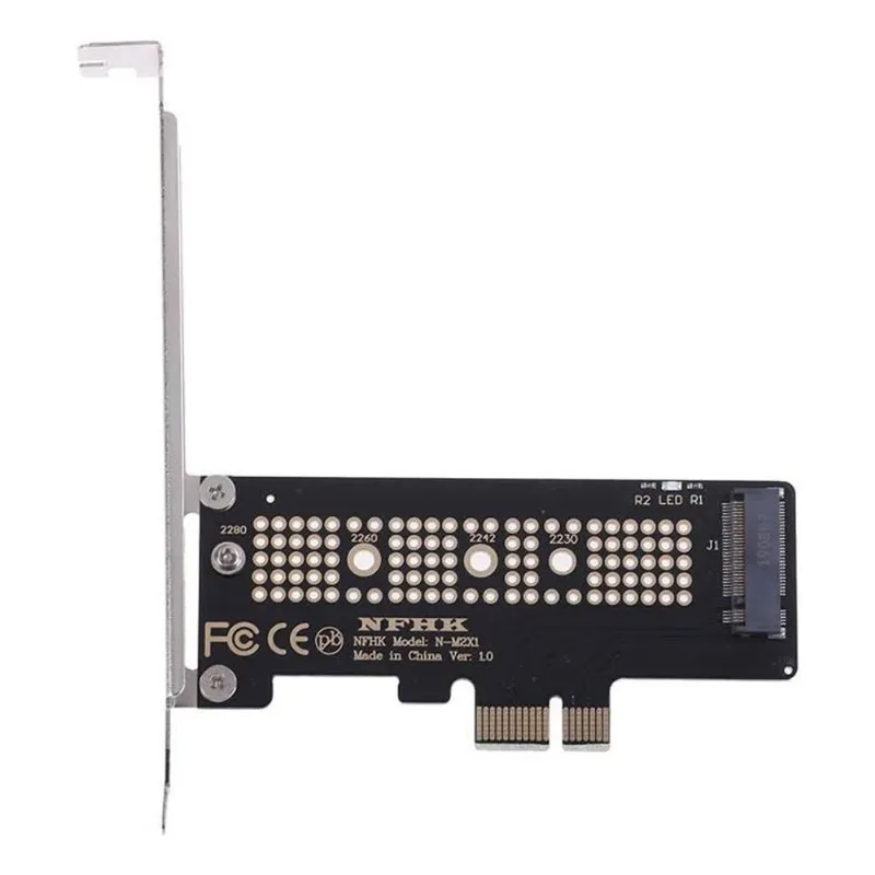 2x Adaptador Ssd M2 Nvme Nfhk N-m2x1 Pci-express X1