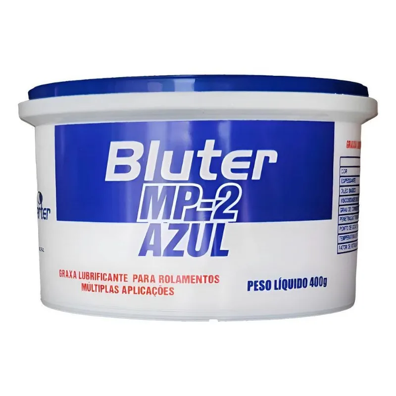 Graxa De Lítio Azul Para Rolamentos Multiuso - Pote De 400g
