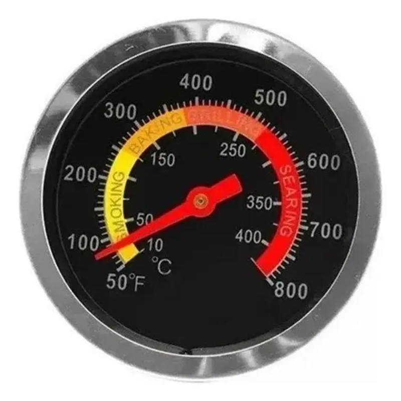 3x Termômetro Churrasqueira Bafo Forno Defumador 350ºc