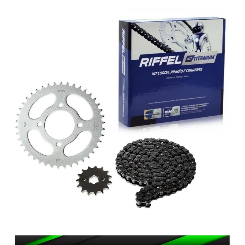 Kit Relação Transmissão Yamaha Ys 250 Fazer 2018 A 2021