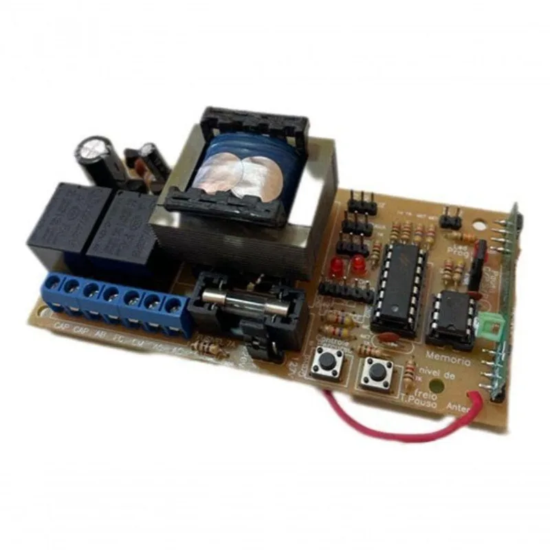 Central De Portao Automatico Placa Nb52 Comando Ppa Pop - New Back