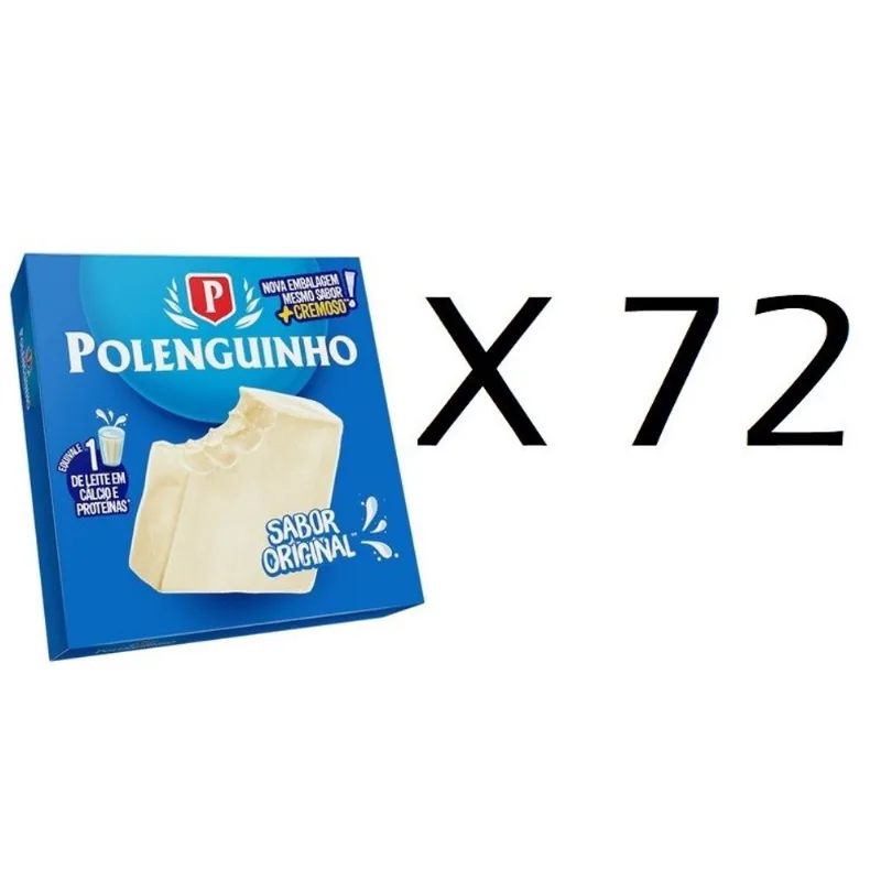 Polenguinho Polenghi Queijo Processado Kit 72x17g