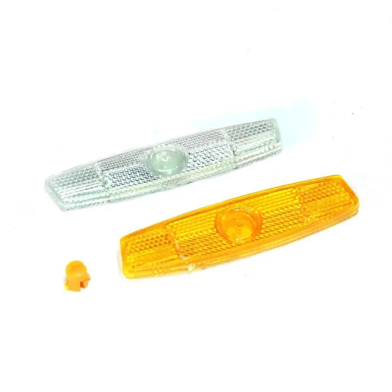 4 Pares Olho De Gato De Roda De Bike Dianteiro Refletivo Top