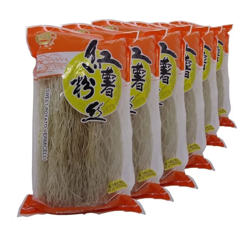 Macarrão Batata Doce Dieta Lowcarb Japchae 400g -(Kit com 6)