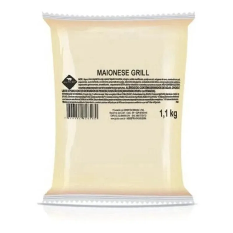 Maionese Grill Junior Kerry Pacote Pouch 1,1Kg