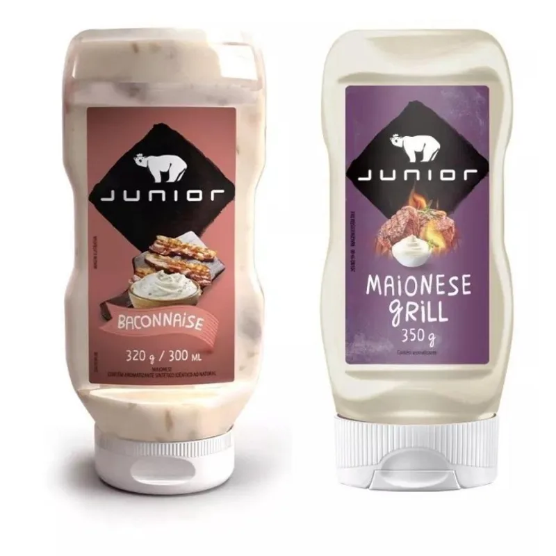 Combo Baconnaise + Maionese Grill Junior Kerry Frascos
