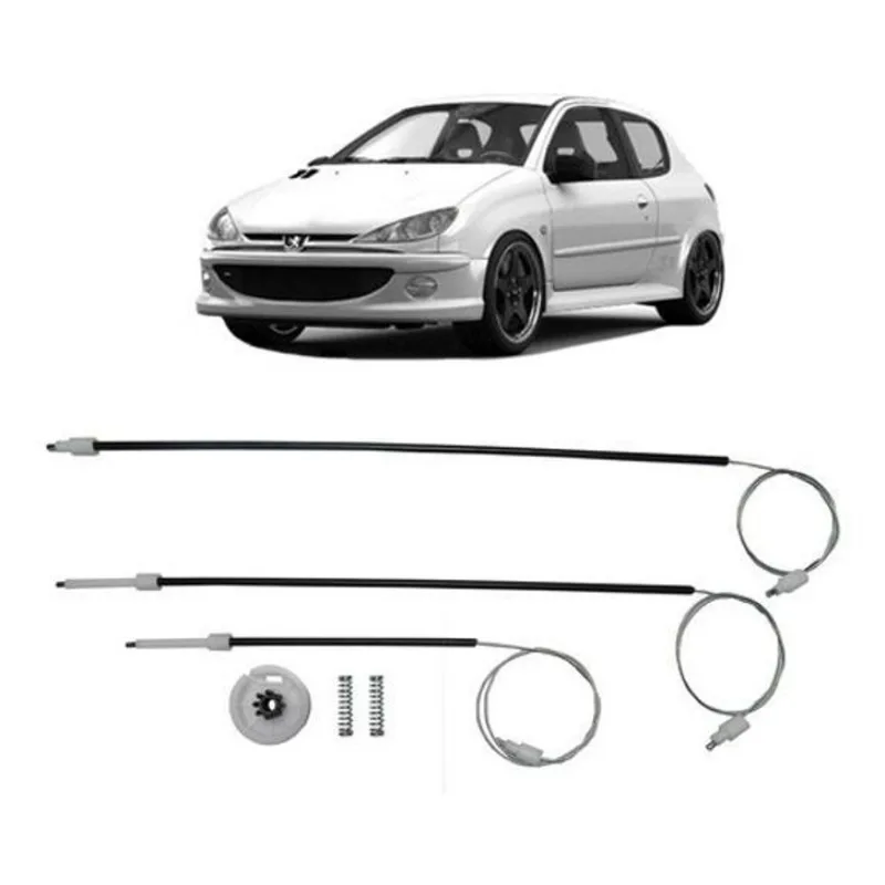 Kit Reparo De Maquina De Vidro Elétrico Peugeot 206dianteiro