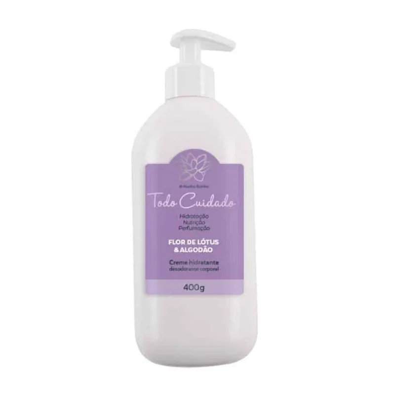 Creme Hidratante Corporal Flor Lótus E Algodão Todo Cuidado