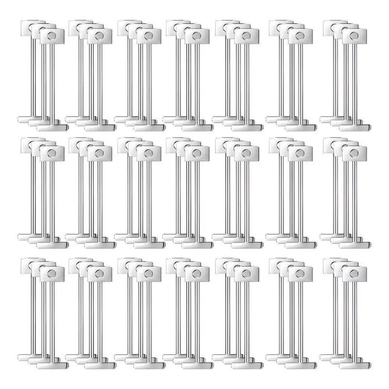 5x Agulha Nivelador Espaçador T Aço Reutilizável 50pcs