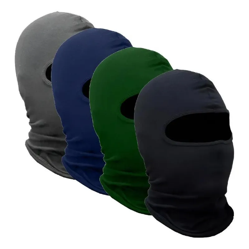 Kit 4 Balaclavas Touca Facial Protetor Solar Uv50+ Moto Cor