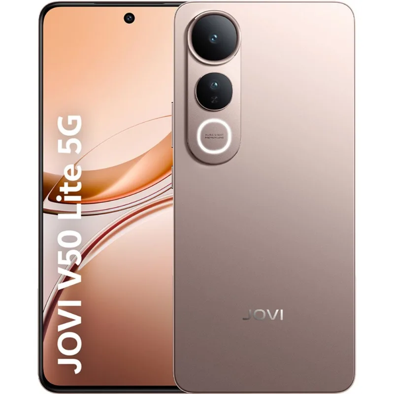 Smartphone Jovi V50 Lite 5G Tela 6.67" Câmera 50MP com NFC 8GB RAM 256GB Dourado