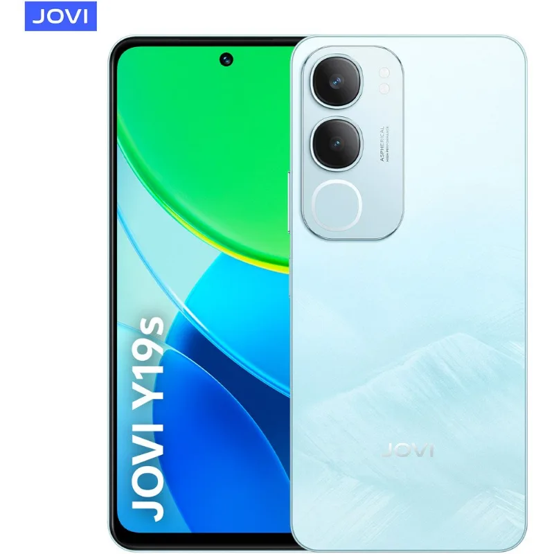 Smartphone Jovi Y19S Tela 6.68" Câmera 50MP 4GB RAM 256GB Azul Glacial