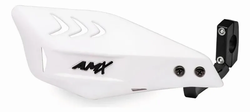 Protetor Mão Moto Amx Carbon Wing Universal - Branco/preto