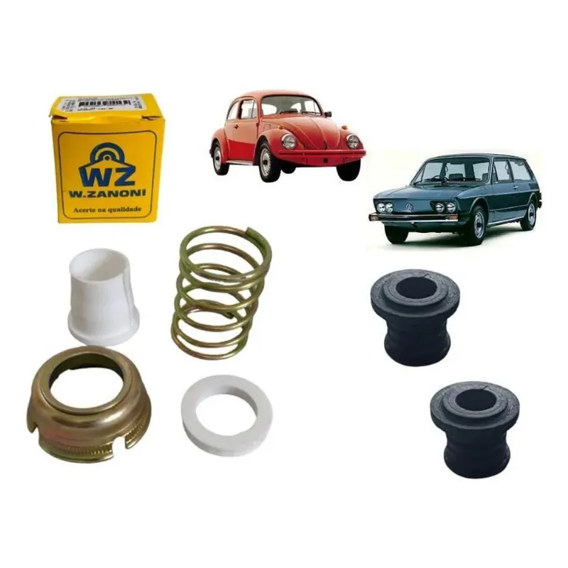 10x Rolamento + Reparo Coluna Direção Vw Brasilia Variant F