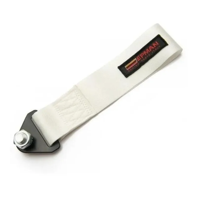 Engate Reboque De Tecido Tow Strap Epman Cores Flexivel Bran