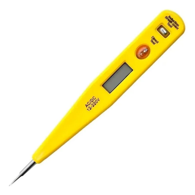 Chave Fenda Teste Voltagem Digital 12v A 220v Eda 8rm