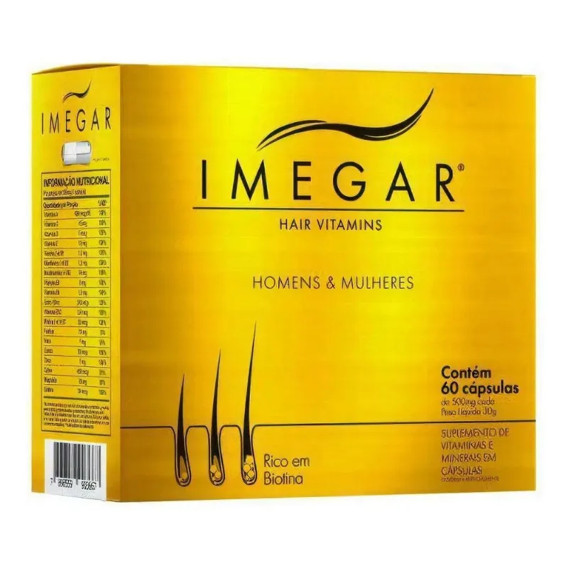 3x Imegar Hair 60 Comprimidos Prowin