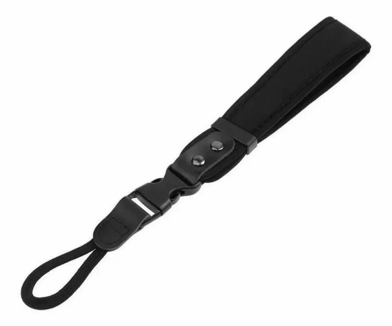 Alça De Pulso Mão Para Nikon Canon Sony Hand Strap Preto Pre