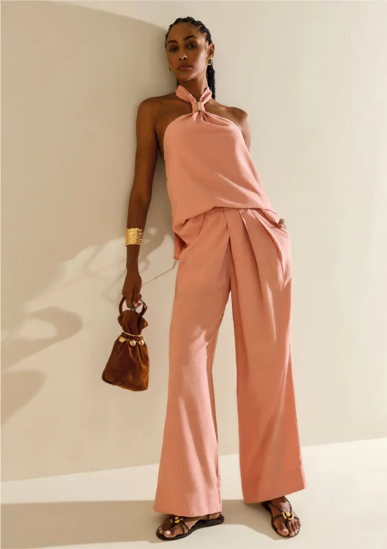 Calça Morena Rosa Reta Média Rosa - Morena Rosa - Outlet
