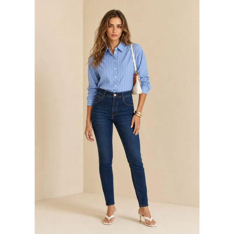 Calca Skinny Maré Azul 40