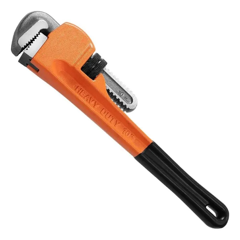 10x Chave Grifo 10'' Para Tubos Ajustável Encanador Mordent