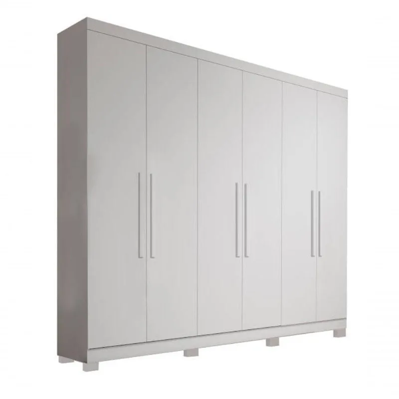 Guarda-roupa 6 Portas 1,80m Com Pés Sergipe Bianchi