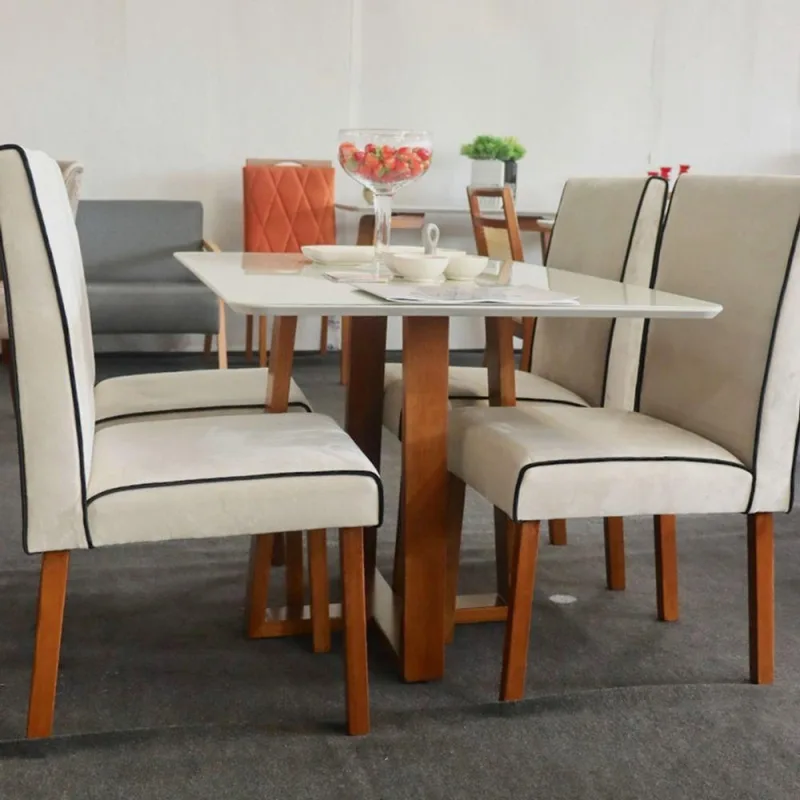 Sala De Jantar Com 4 Cadeiras Maciça 1,20 Pedro Art Salas - OUTRAS - Móveis