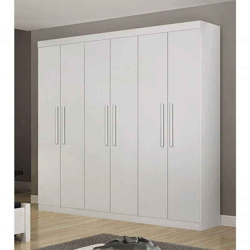 Guarda Roupa Casal 6 Portas 4 Gavetas - Belém-neve - Star Móveis - OUTRAS
