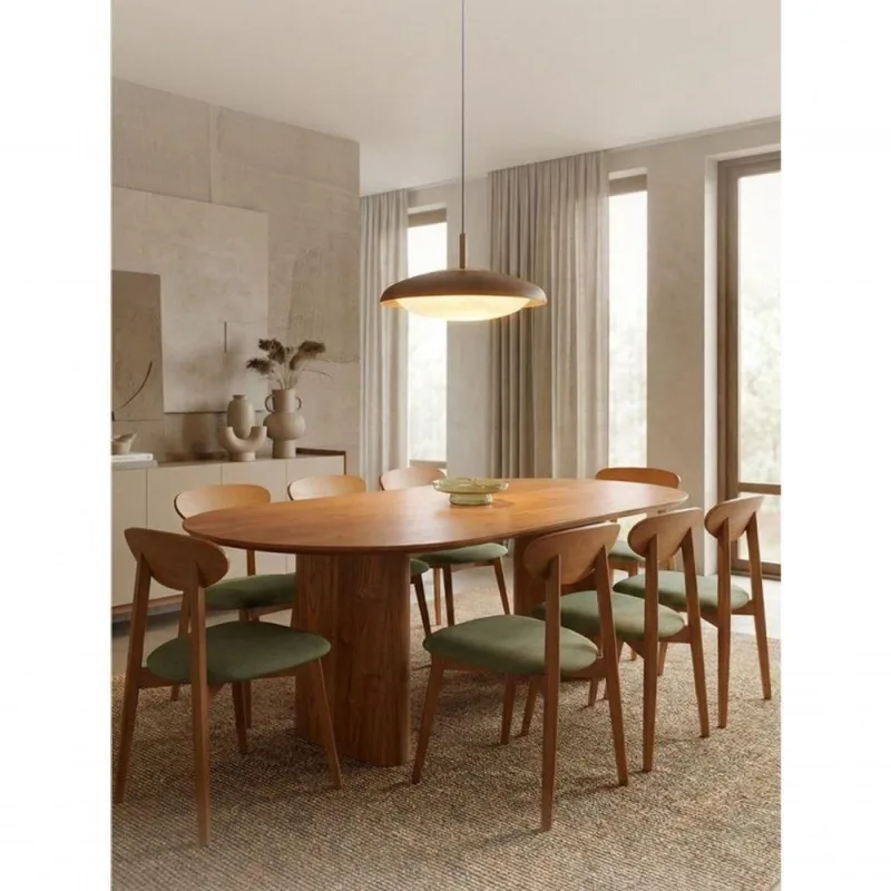 Sala De Jantar Moderna 8 Cadeiras - Toscana - Requinte Salas - OUTRAS - Móveis