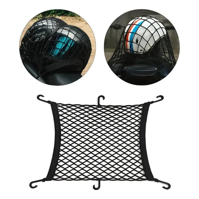 Rede Elastica Aranha Para Moto Bagageiro Capacete Universal