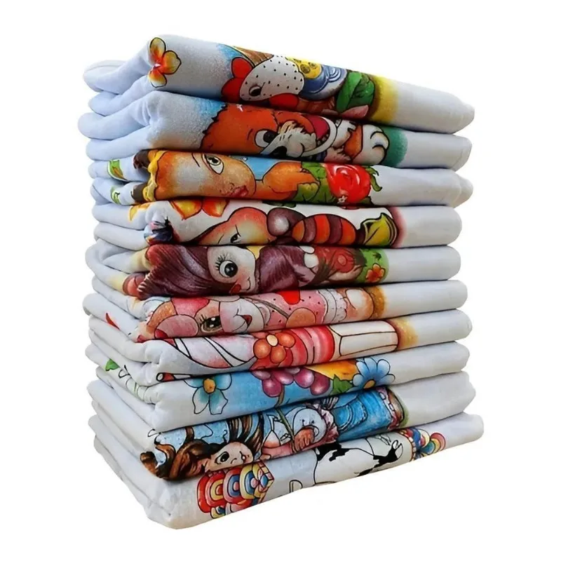 Pano De Prato Estampado Kit Com 10 65 X 45 Cm Rubber Store C