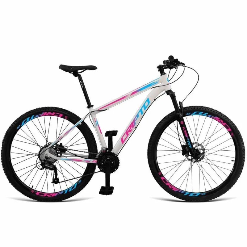 Bicicleta Aro 29 24v Acera Freio Hidraulico K7 Trava Quadro Alumínio 24 Marchas Cripto Bikes - OUTRAS - Casa E Construção