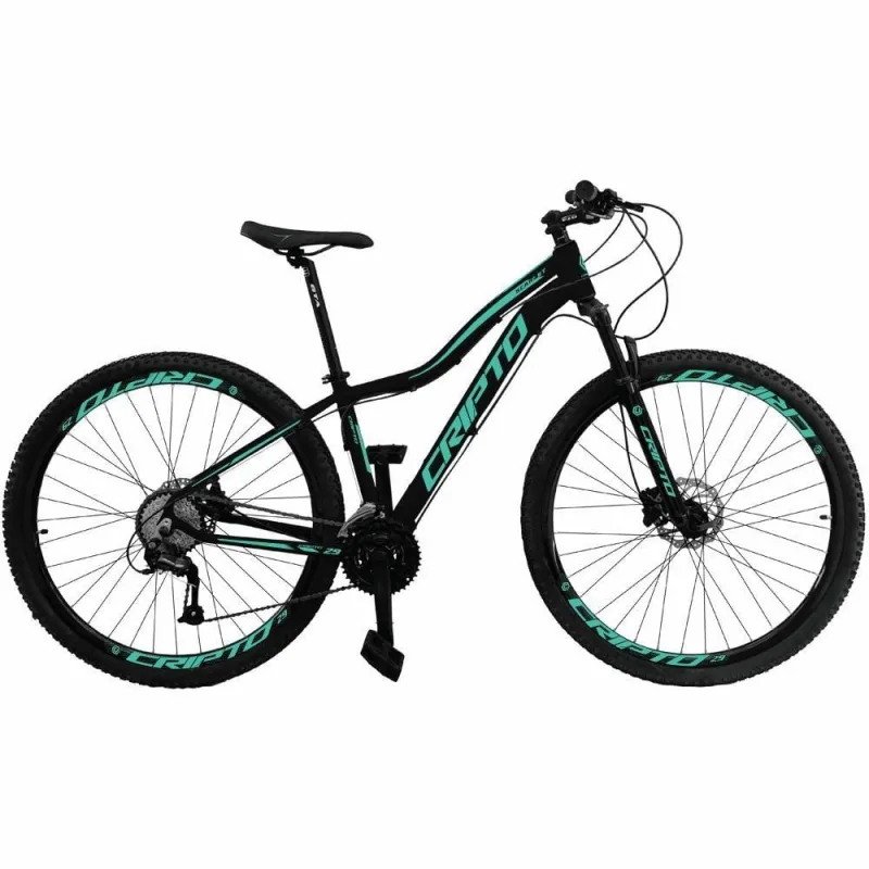 Bicicleta Cripto 24v Acera Mountain Bike Aro 29 Quadro Alumínio 24 Marchas Cripto Bikes Preto - OUTRAS - Esporte E Lazer