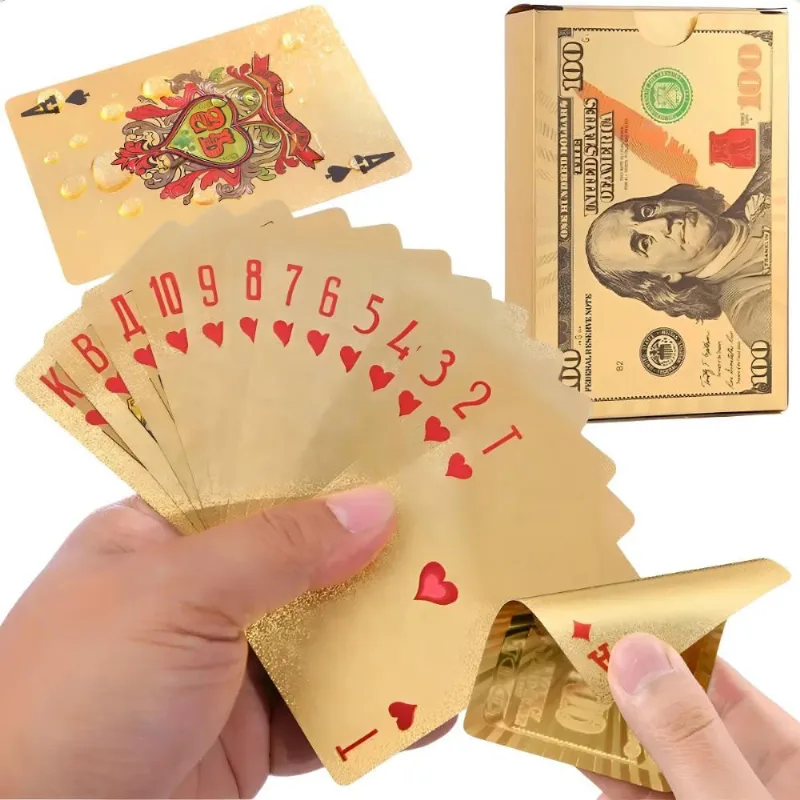 Baralho Premium Gold 24k Truco Poker Cartas Douradas Super Resistente - OUTRAS - Tablets, Ipads E E-readers