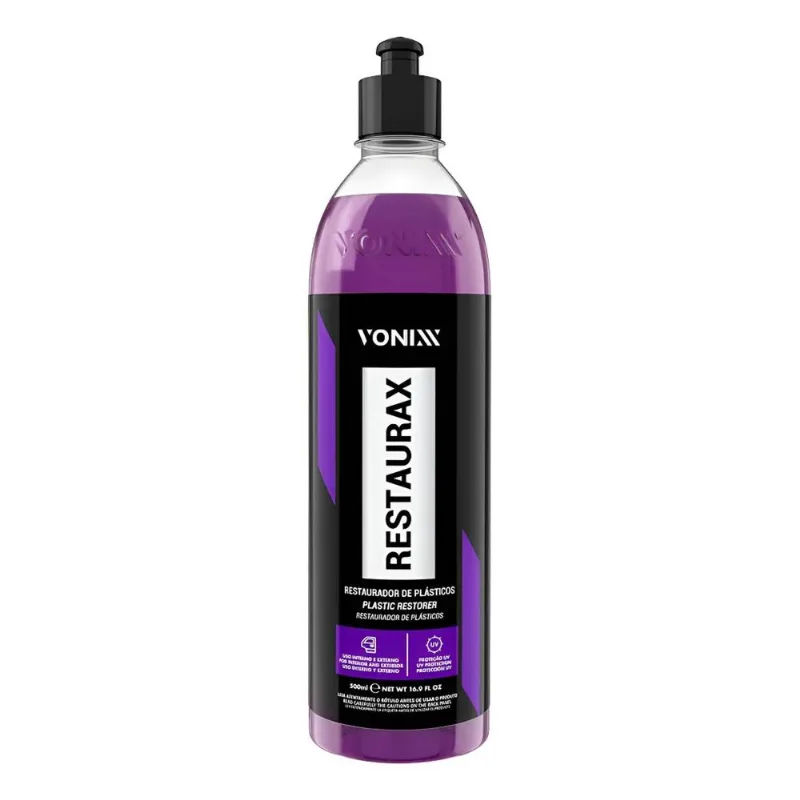 Restaurax Restaurador Revitaliza Roxo Plásticos Vonixx 500 M