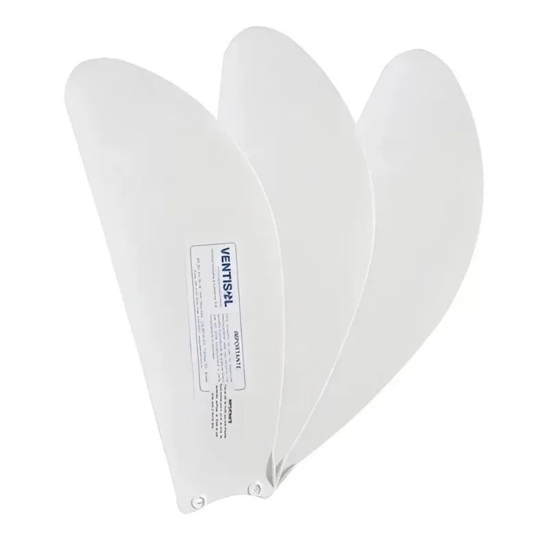 Pás Hélices Brancas Ventisol Ventilador Teto Sunny