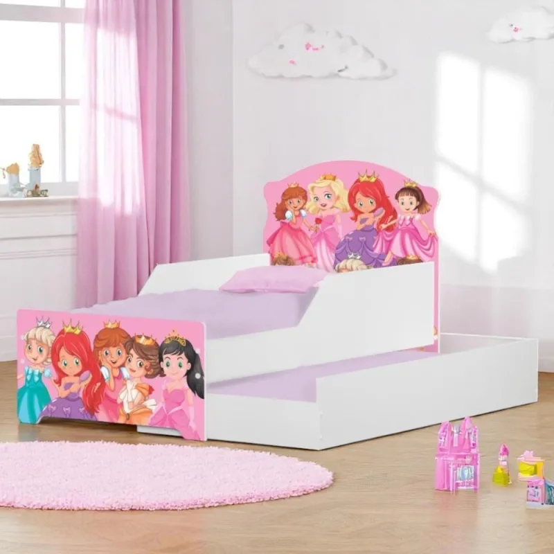 Bicama Infantil Tick Princesas Com Colchões - Casah - Móveis