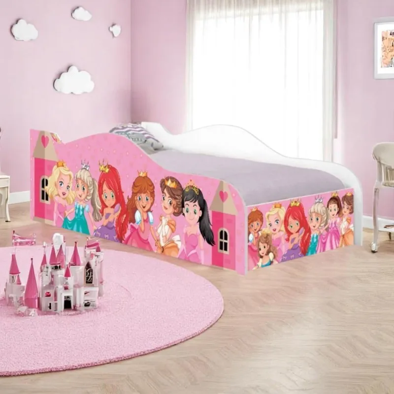 Cama Infantil Glow Princesas - Casah - Móveis