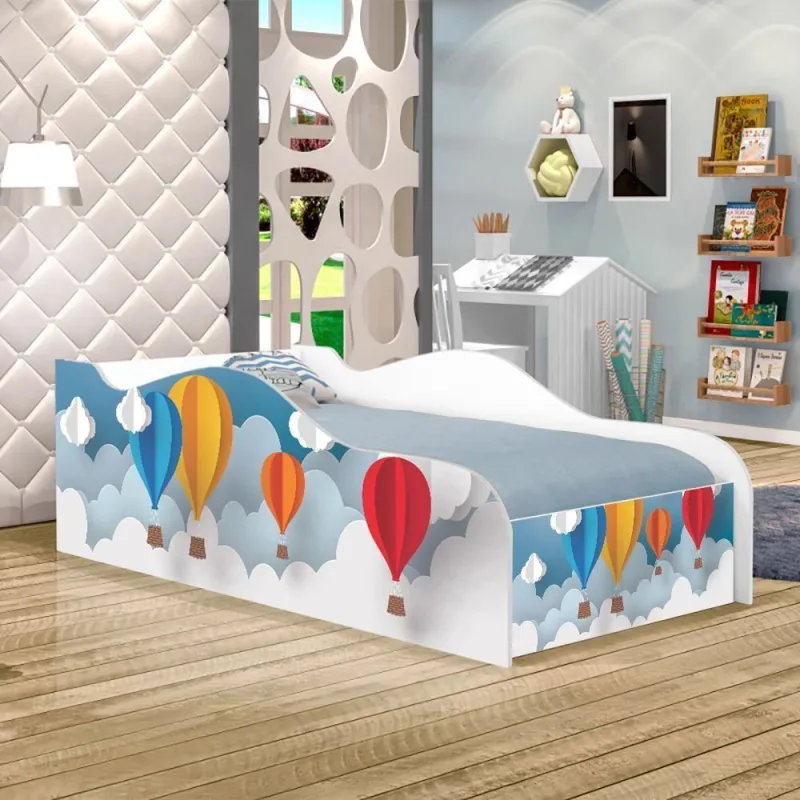 Mini Cama Fun Balão Infantil Com Colchão - OUTRAS MARCAS - Móveis