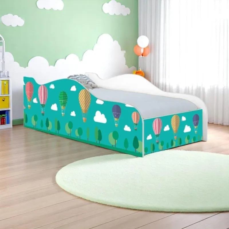 Cama Infantil Glow Balão No Céu Com Colchão - Casah - Colchões