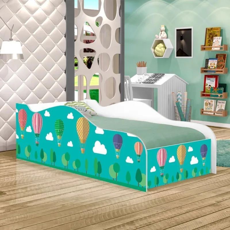 Mini Cama Fun Balão No Céu - OUTRAS MARCAS - Móveis
