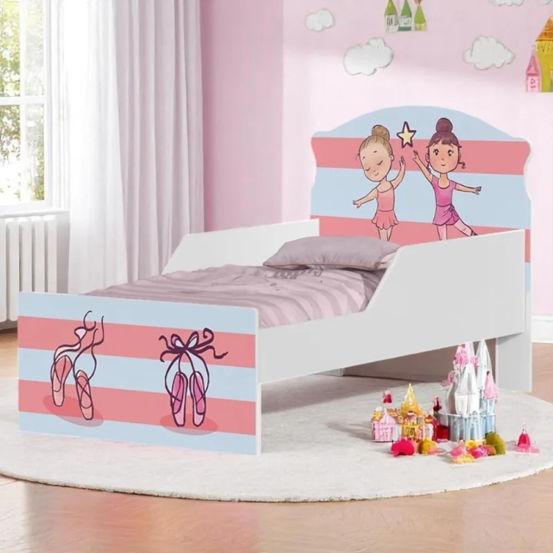 Cama Infantil Tick Bailarinas Garotas - Casah - Móveis