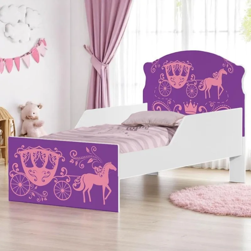 Cama Infantil Tick Carruagem - Casah - Móveis