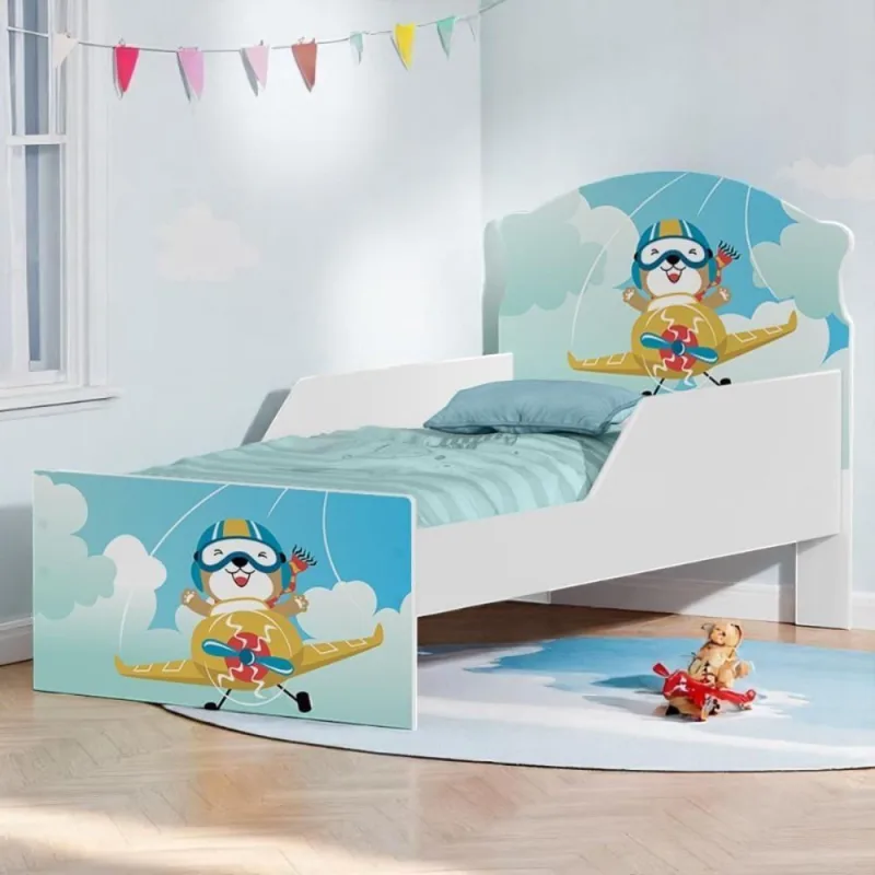 Cama Infantil Tick Pilto Avião - Casah - Móveis