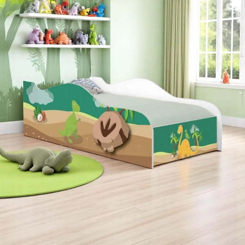 Cama Infantil Glow Dinossauros - Casah - Móveis