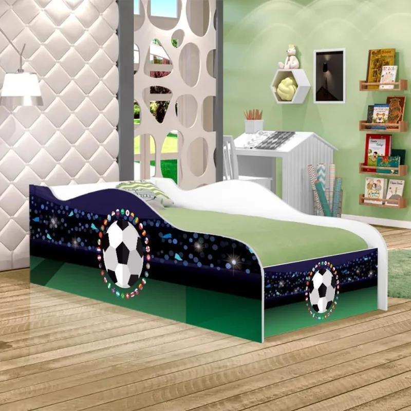 Mini Cama Fun Futebol Bandeiras - Casah - Colchões