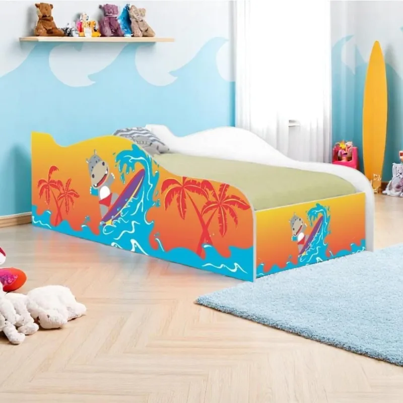 Cama Fun Surfista Solteiro Com Colchão